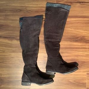Free People OTK Carlisle Brown Suede Boot NIB